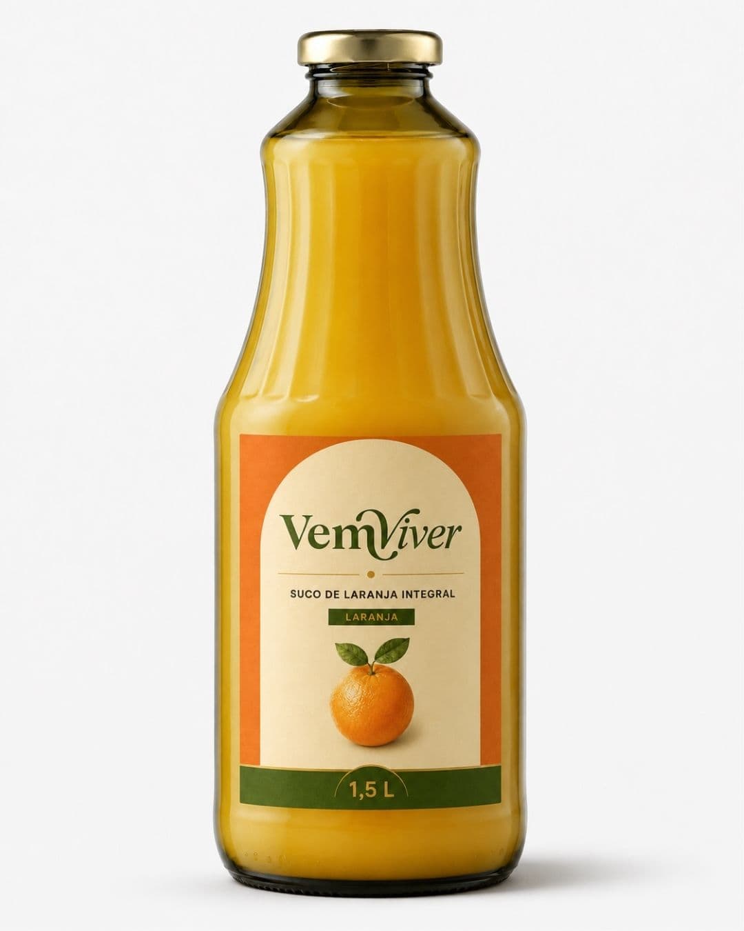 Laranja Vem Viver, mockup atual de 1,5 litro